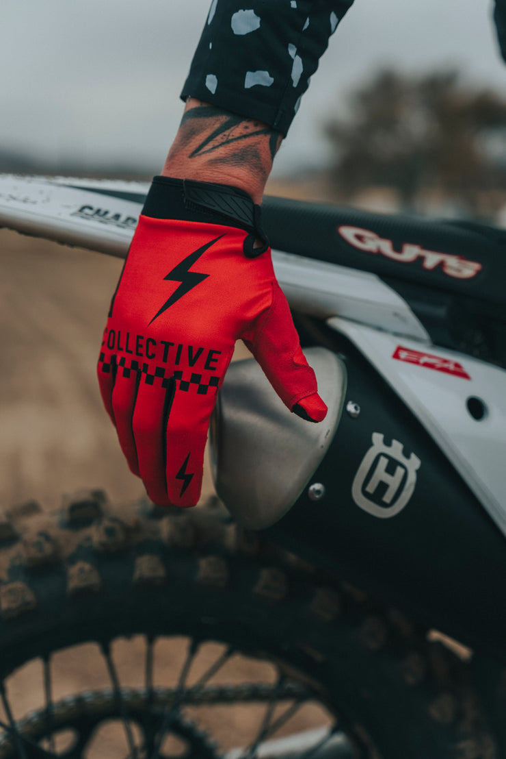Red Static Gloves