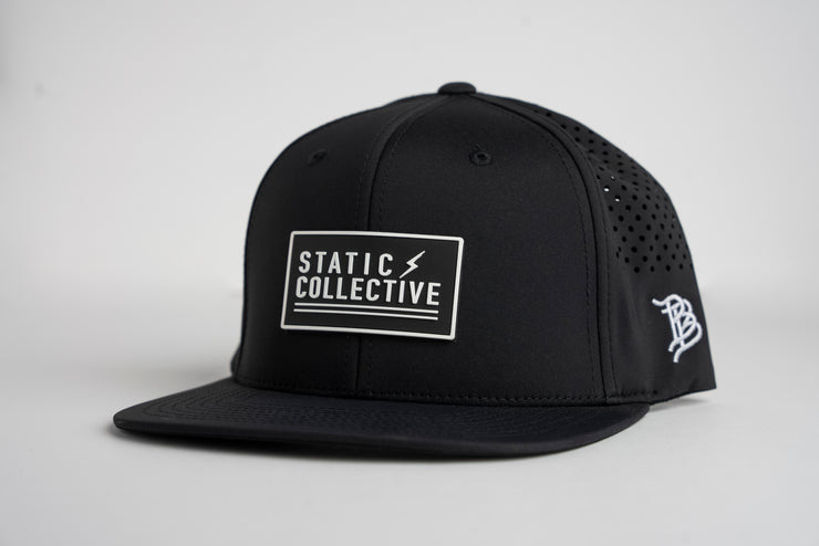 Static Lines Performance Hat (Black)