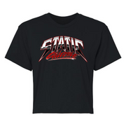 80's Heavy Metal Rock Women's Cropped Tee